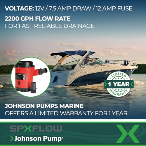 Johnson Pump مضخة بيلج جونسون 22004 2200 جالون في الساعة - Image 4