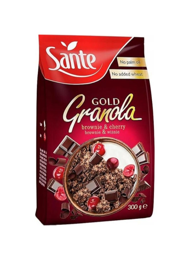 Gold Granola with Brownie and Cherry- 300 Gram