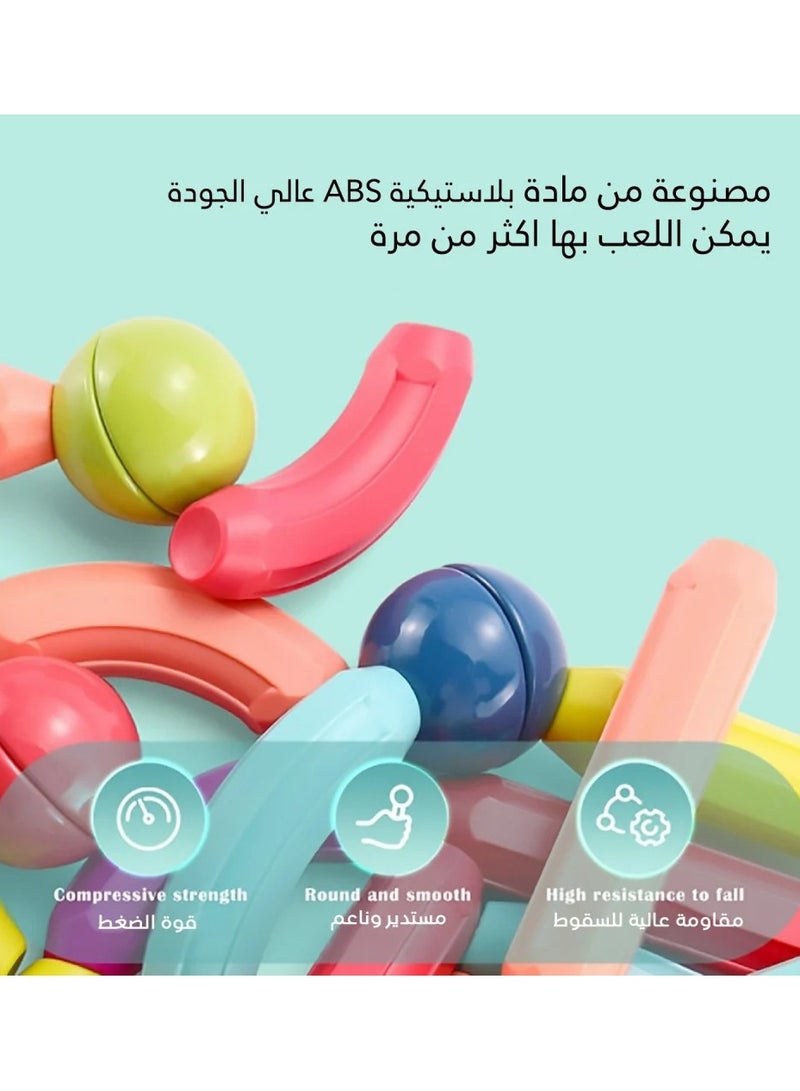 Beauenty Magnetic Rods  Balls Building Set – 26 Pieces – Educational  Creative Play - Image 1