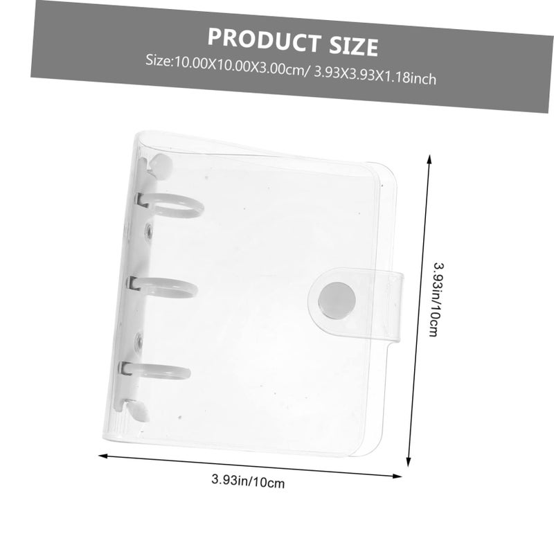 2pcs A6 Loose Leaf Binder Notebook Cover Protective Case Journal Office Supply - Image 3