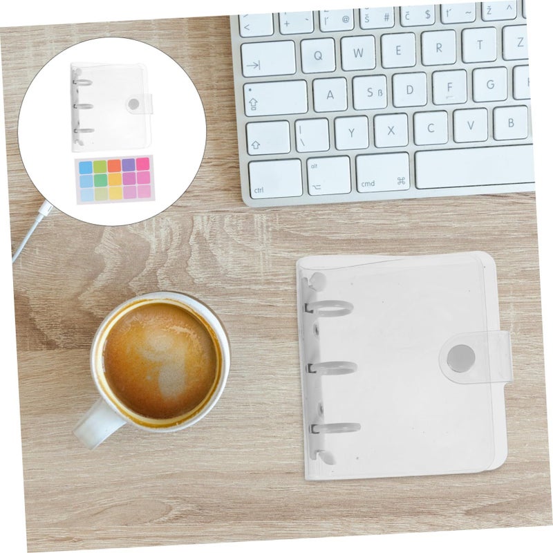 2pcs A6 Loose Leaf Binder Notebook Cover Protective Case Journal Office Supply - Image 4