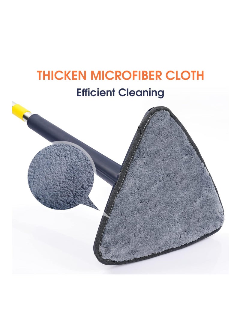 Microfiber Floor Spray Mops, Water Spraying Cleaner for House Kitchen Hardwood with 3 Replacement Washable Wet Mop Pads Dust Scraping Tool & 700ML Bottle