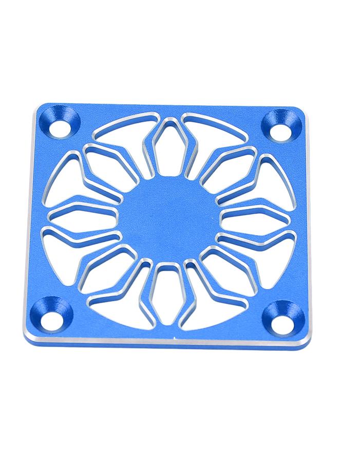 Loquat RC Cooling Fan Cover Electric Motor Cooling Fan Cover Aluminium Alloy Cooling Fan Protector for RC Car Blue - Image 1