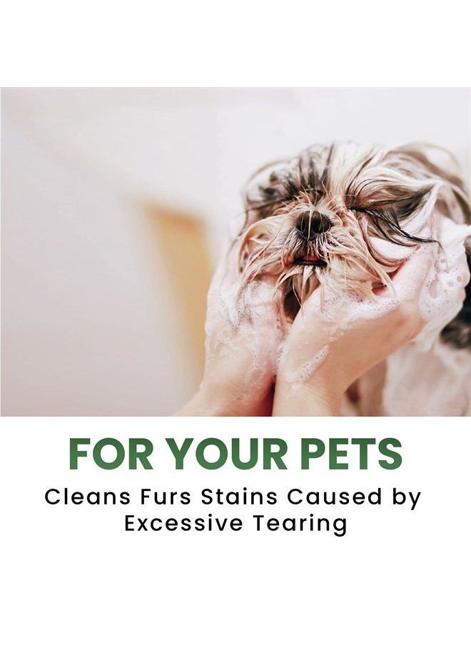Aroma Paws - Dogs Facial Scrub - Non-Toxic Tearless Dog Face Wash to Clean Facial Stains and Dirt - Dog Face Cleaner with Organic Cucumber and Aloe Vera - Safe for Dogs and Puppies - 13.5oz - Image 1