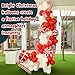 KHC-KHF ChristmasBalloon CandycaneBalloon 23PCS Christmas Candy Cane Foil Balloons Xmas Photo Backdrop Theme New Year Decoration Home Party Supplies - Image 4