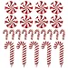 KHC-KHF ChristmasBalloon CandycaneBalloon 23PCS Christmas Candy Cane Foil Balloons Xmas Photo Backdrop Theme New Year Decoration Home Party Supplies - Image 2