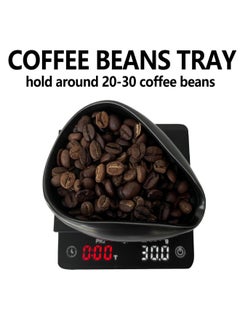 Super ZYouth Coffee Beans Dosing Cup,Weigh Coffee Bean Container,Bright Black Ceramic Tea Vessel,Loose Tea and Flower Petals Tea Set  - Image 2