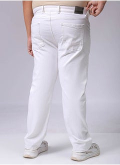HARDSODA Men Plus Size Vintage Straight Fit Solid Mid-Rise Stretchable Jeans  - Image 2