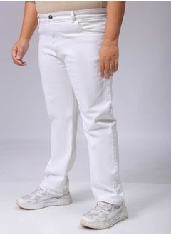 HARDSODA Men Plus Size Vintage Straight Fit Solid Mid-Rise Stretchable Jeans  - Image 3