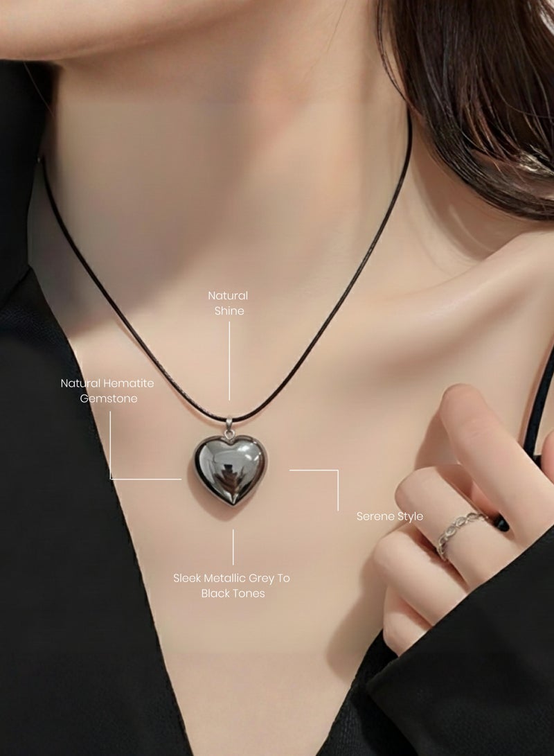 British Fossils Natures Gift Necklace Hematite - Image 3