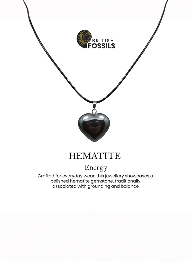 British Fossils Natures Gift Necklace Hematite - Image 4