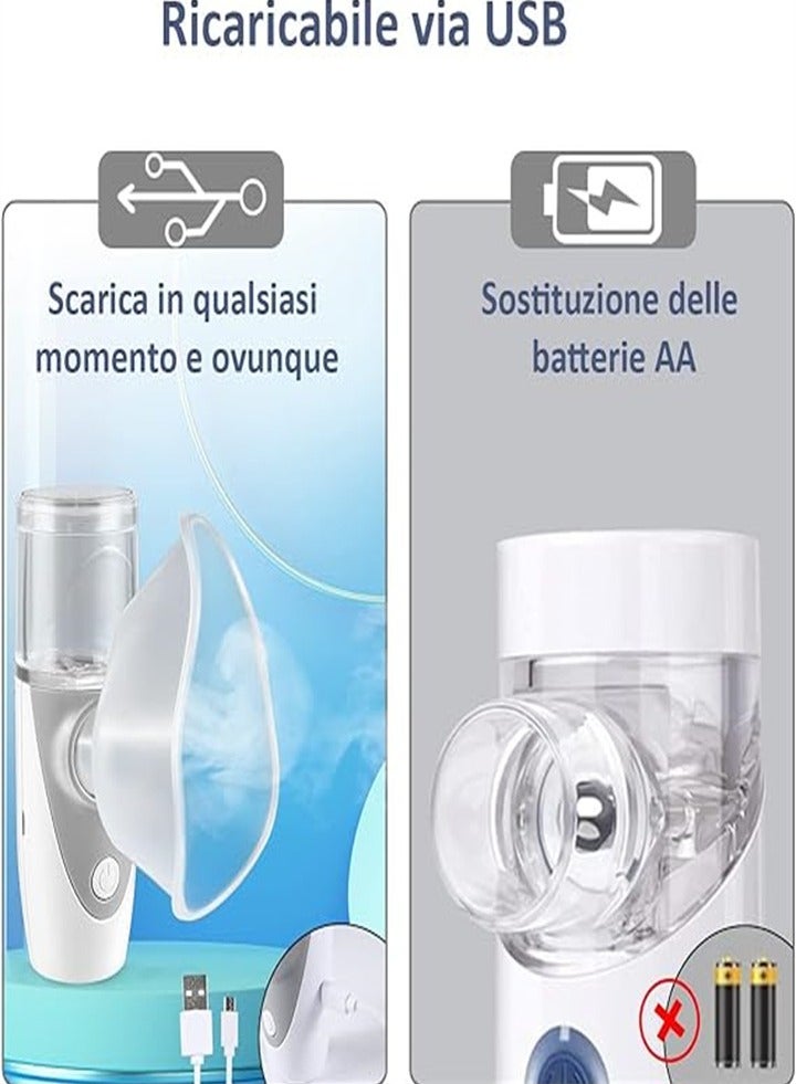 Generic Portable nebulizer, USB rechargeable ultrasonic nebulizer, nebulizer for adults and children, silent nebulizer with adjustable nebulization speed - Image 4