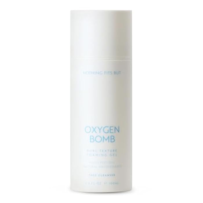 NOTHING FITS BUT Oxygen Bomb, Dual Texture Pore Purifying Foaming Gel Facial Mask & Cleanser, 3.4 Fl Oz (100 ml) - Image 1