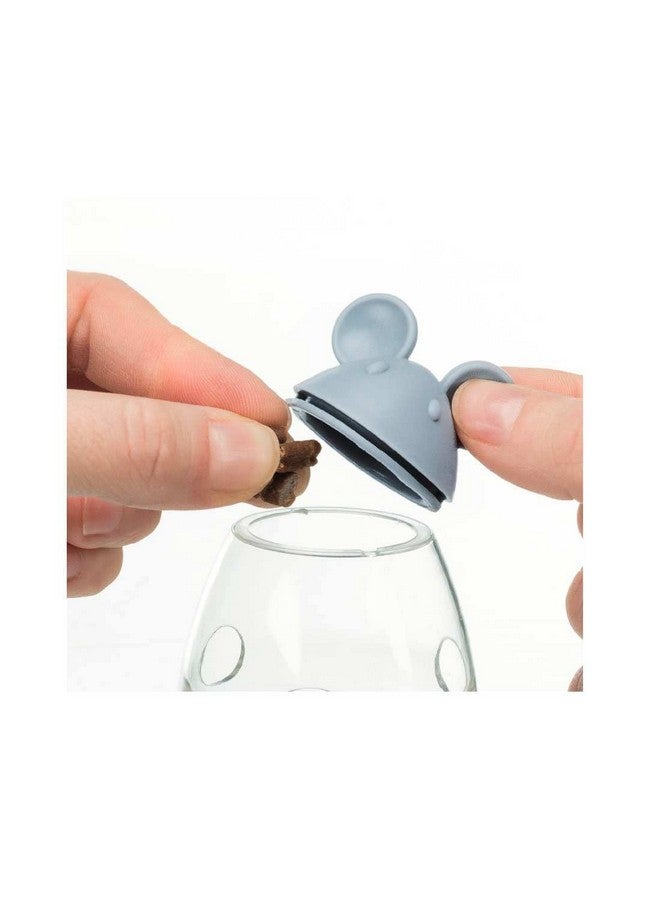 تريكسي موزع مكافآت على شكل فأر للكلاب والقطط، لعبة تفاعلية وتدريبية للحيوانات الأليفة، مصنوعة من البلاستيك/السيليكون، 9 سم، احصل على أي لون - Image 4