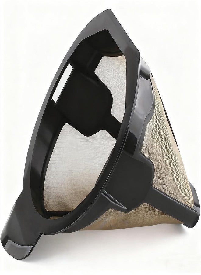 Wmazio Reusable Coffee Filter Basket for Ninja, Stainless Steel Cone Coffee Permanent Filters, Replacement Parts for Ninja Coffee Maker CM300/305/401|CP300/301/305/307/307C - Image 1