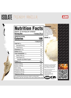 ARN Arms Race Nutrition | ARN | Isolate Whey Protein (32 Servings, French Vanilla)  - Image 4