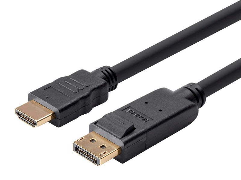 Monoprice Select Series DisplayPort 1.2 to HDTV Cable, 3ft Black - Image 2