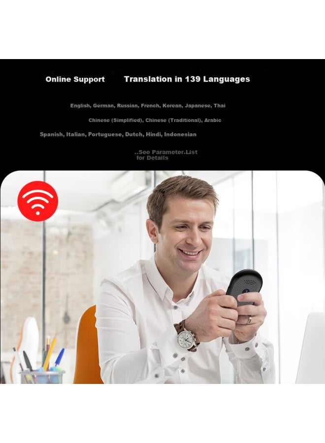 Patriots Aigo Patriot Multi-Language Offline Simultaneous Translation Device With Photo And Voice Translation, Wifi Connectivity, Smart Mini Translator For Travel Abroad - Image 3