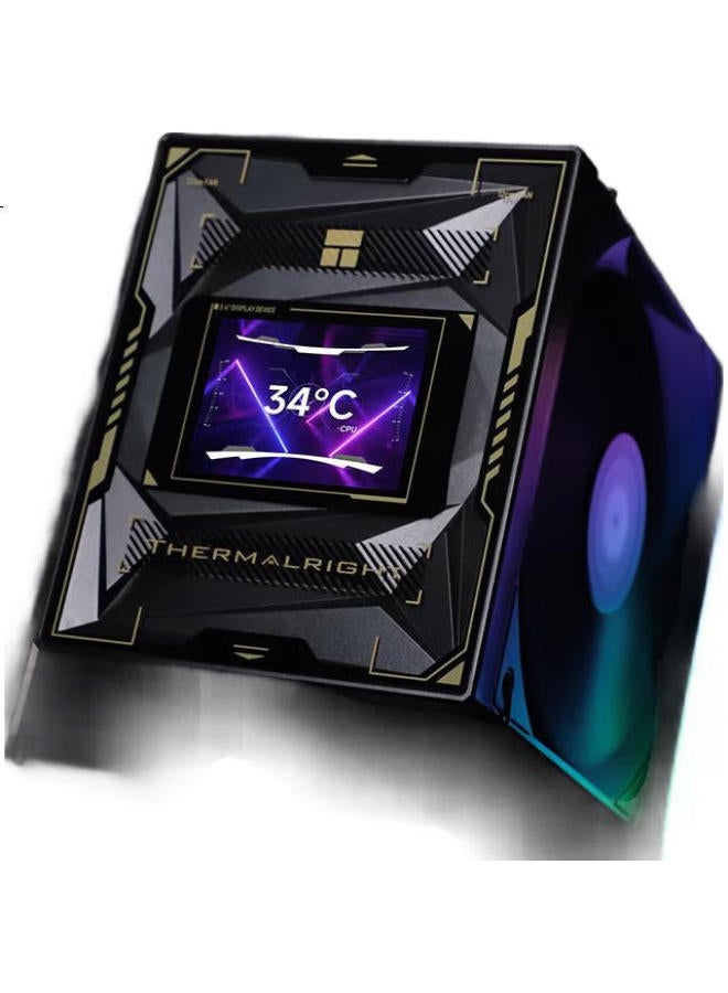 Thermalright Thermalright Burst Assassin 120 Vision Black Cpu Air Cooler With 6 Heatpipes, 2.4-Inch Lcd Screen, Ba120 Black - Image 2