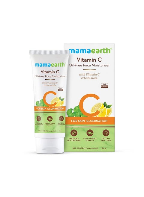 Vitamin C Oil-Free Moisturizer For Face With Vitamin C & Gotu Kola For Skin Illumination - 80 G