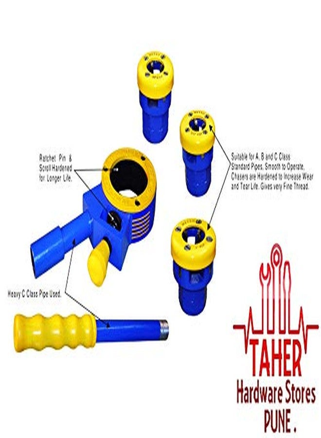 THS RATCHET PIPE THREADER DIE SET 1/2, 3/4, 1" SET OF 3 PCS - Image 3