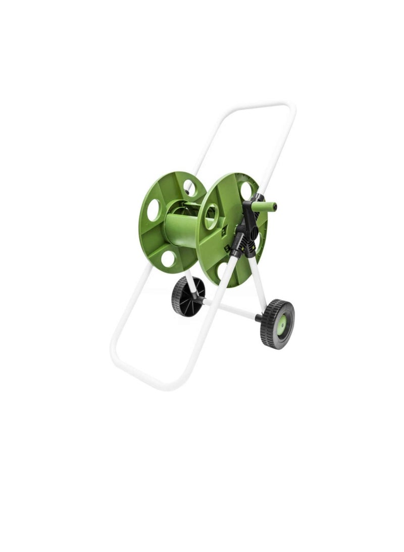 Beorol Beorol 45m Garden Hose Cart, Portable Garden Water Pipe Hose Reel Cart, Garden Watering Hose Storage Rack For Garden Farm GMC45, Green - Image 1