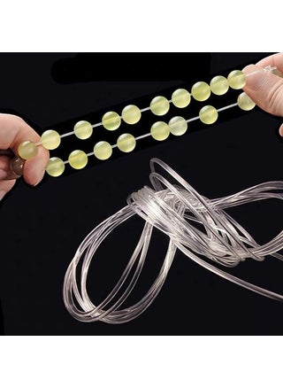 DIY Crafts Pack of 2 Roll 2x1, Elastic Roll, Roll Transparent Elastic Crystal Line Beading Cord String Wire Thread for Jewelry Making DIY Necklace Bracelet Ac (Pack of 2 Roll 2x1, Elastic Roll) - pzsku/ZB0F815B0DB967BCF2FDCZ/45/_/1742282853/40af14d5-d3fe-4f8f-a557-838301720465