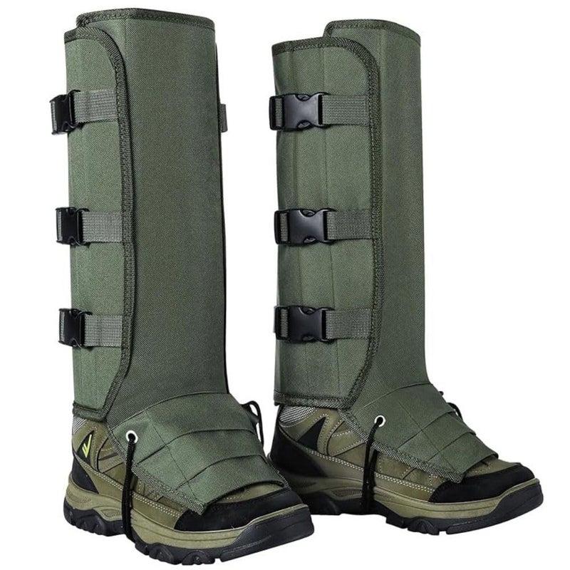 Stylera Snake Gaiters for Protection Against Snake Bite Durable Waterproof Snake Guards for Lower Legs Snake Proof Gaiters with Adjustable Size for Hiking Farm Working (Pack of 1 Pair) - Image 1