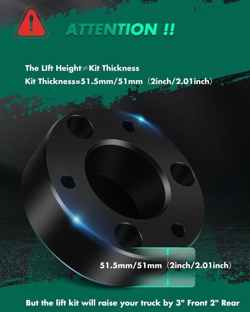 SCITOO 3 Inch Front 2 Inch Rear Leveling Lift Kit for Chevrolet Silverado 1500 (2007-2019) - Image 3