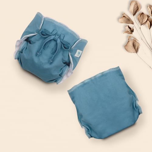 A Toddler Thing Ultra Nappies 2.0 with Dry Feel|Padded Underwear|Reusable Cotton Nappy, Langot|Double Gussets for Leak Protection|Superior Absorption|Bundle of Bottoms|0-3m|Pack of 5 - Image 5