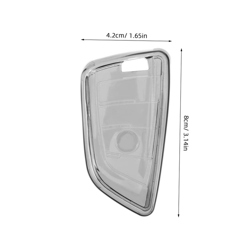 Transparent TPU Car Key Fob Cover Protector Enhances Aesthetics with Effortless Button Operation - Image 3