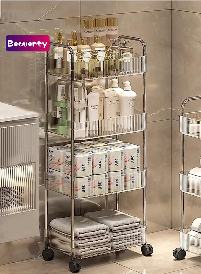 Beauenty 4 Tier Storage and Organization Rrolley acrylic and Organizer 38X23X15 CM - Image 1