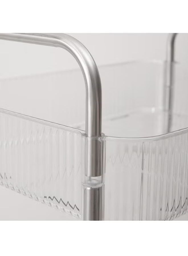 Beauenty 4 Tier Storage and Organization Rrolley acrylic and Organizer 38X23X15 CM - Image 4