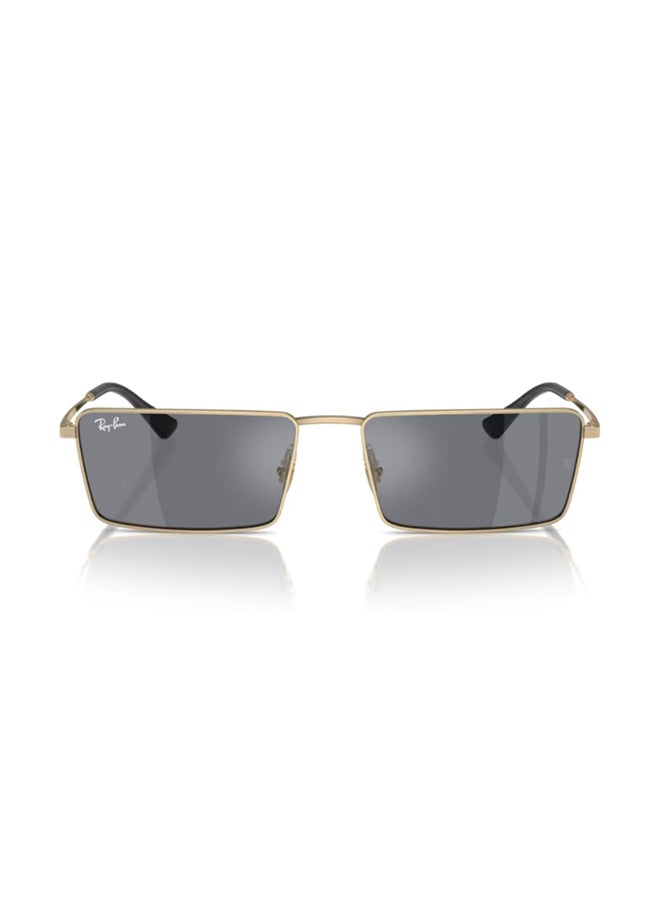 Ray-Ban Women Ray-Ban RB3741 92136V Women's Rectangular Sunglasses - Lens Size: 59 mm - Image 3