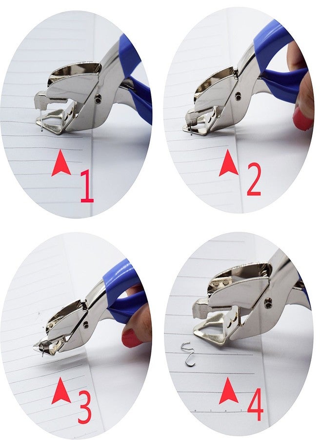 YUEKUI Staple Removers Staple Pull Office Staple Removal Tool Hand-held Comfort and Energy Saving, no Damage to Paper(Pink and Blue) - Image 4