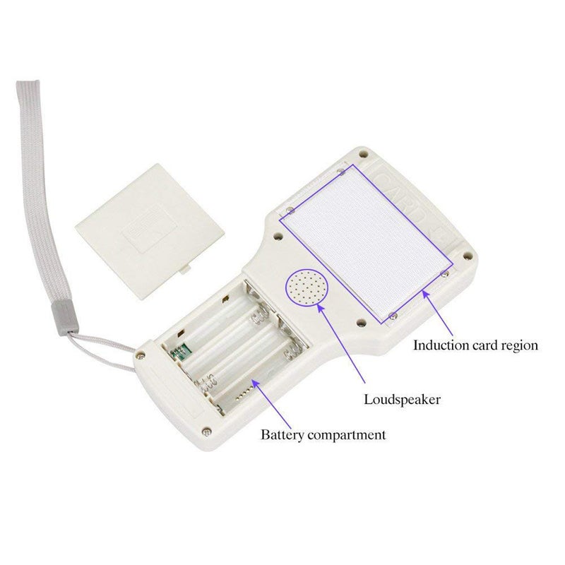 اقرار ومكتبة ومكرر وممصرف RFID: شاشة LCD بنقاط عرض 3.2 بوصة - دعم ترددات متعددة وتوجيه صوتي باللغة الإنجليزية لإدارة بطاقات التحكم بالوصول والمصعد - Image 3