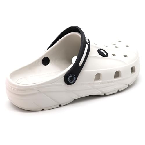 Red Tape Designer Comfortable Clogs, Sandals With Adjustable Back Strap For Men Off White - 11 Uk - Image 4