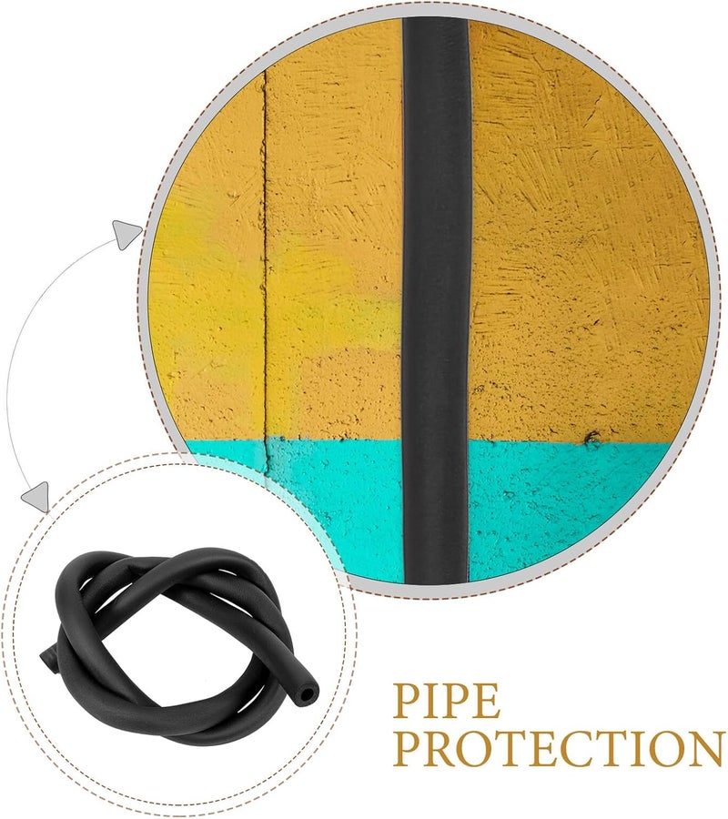 GALPADA 2pcs Insulation Sponge Tube Sleeves for Ac Unit Inner Thick Long Freeze Protection Wraps with Fade-Resistant Sponge Material for Outdoor Insulation and Prevention - Image 4