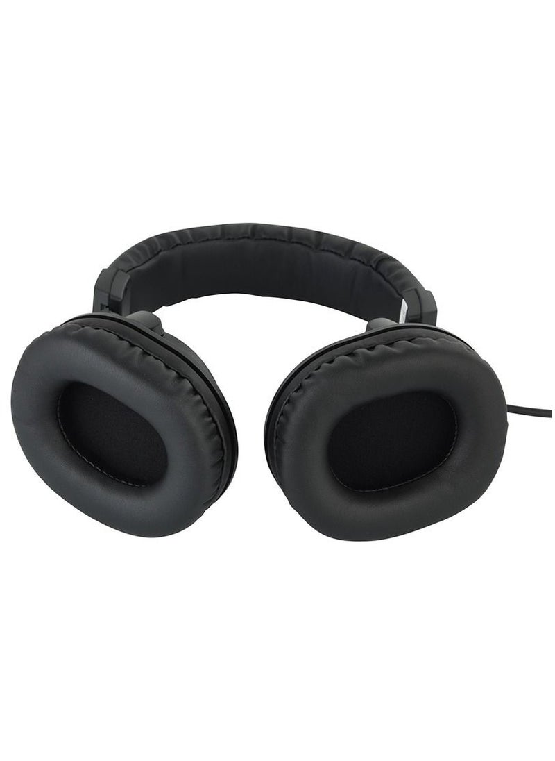 Mike Music - Mike Music Wired Over Ear Headphones Studio Monitor & Mixing DJ Stereo Headsets with 50mm Neodymium Drivers and 1/4 to 3.5mm Audio Jack for AMP Computer Recording Phone Piano Guitar Laptop - Black - Image 1