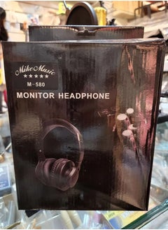 Mike Music Mike Music Wired Over Ear Headphones Studio Monitor & Mixing DJ Stereo Headsets with 50mm Neodymium Drivers and 1/4 to 3.5mm Audio Jack for AMP Computer Recording Phone Piano Guitar Laptop - Black  - Image 4