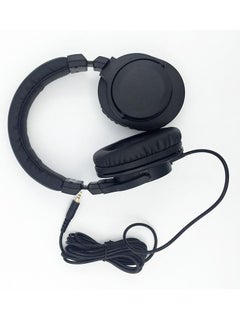 Mike Music Mike Music Wired Over Ear Headphones Studio Monitor & Mixing DJ Stereo Headsets with 50mm Neodymium Drivers and 1/4 to 3.5mm Audio Jack for AMP Computer Recording Phone Piano Guitar Laptop - Black  - Image 1