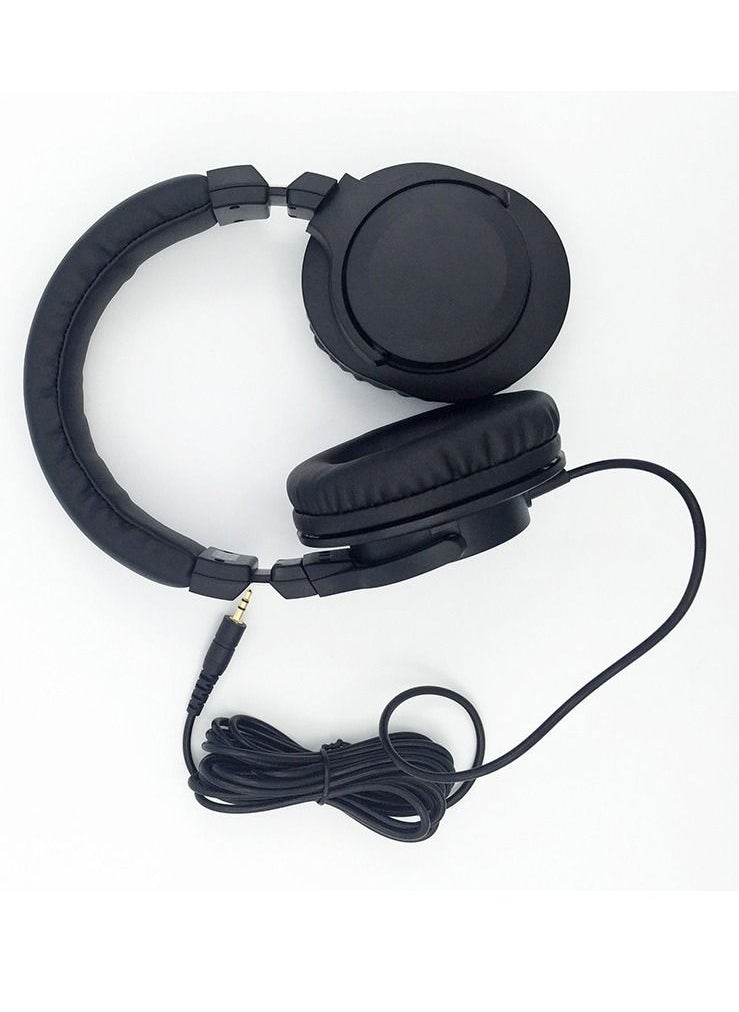 Mike Music - Mike Music Wired Over Ear Headphones Studio Monitor & Mixing DJ Stereo Headsets with 50mm Neodymium Drivers and 1/4 to 3.5mm Audio Jack for AMP Computer Recording Phone Piano Guitar Laptop - Black - Image 1