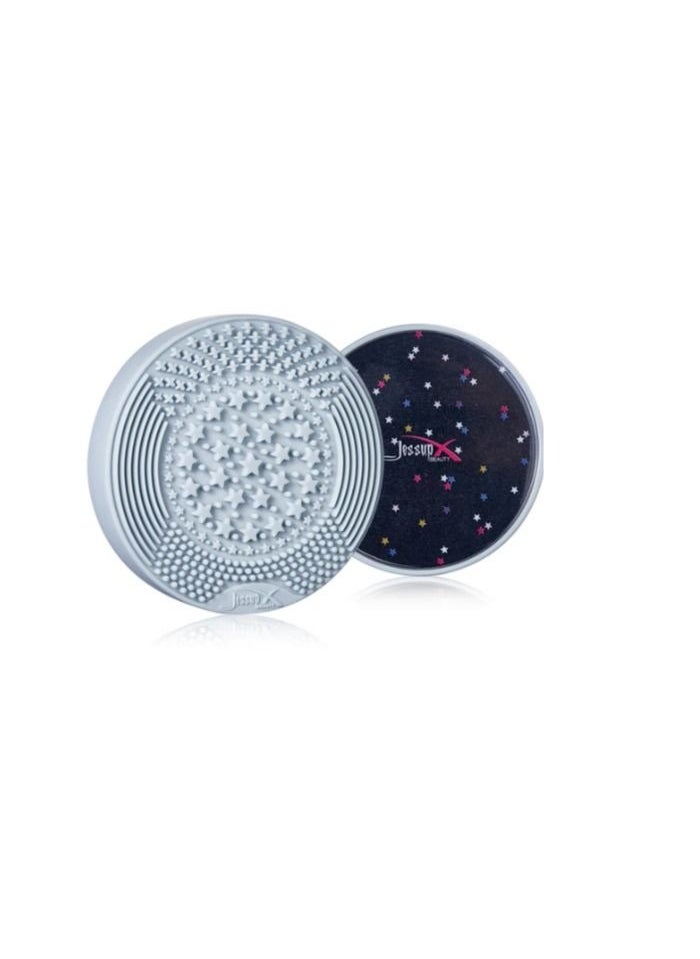 Jessup - Brush Cleaner 2-IN-1 Dry(Sponge) & Wet(Silicone) - Airy Blue - A008 - Image 1