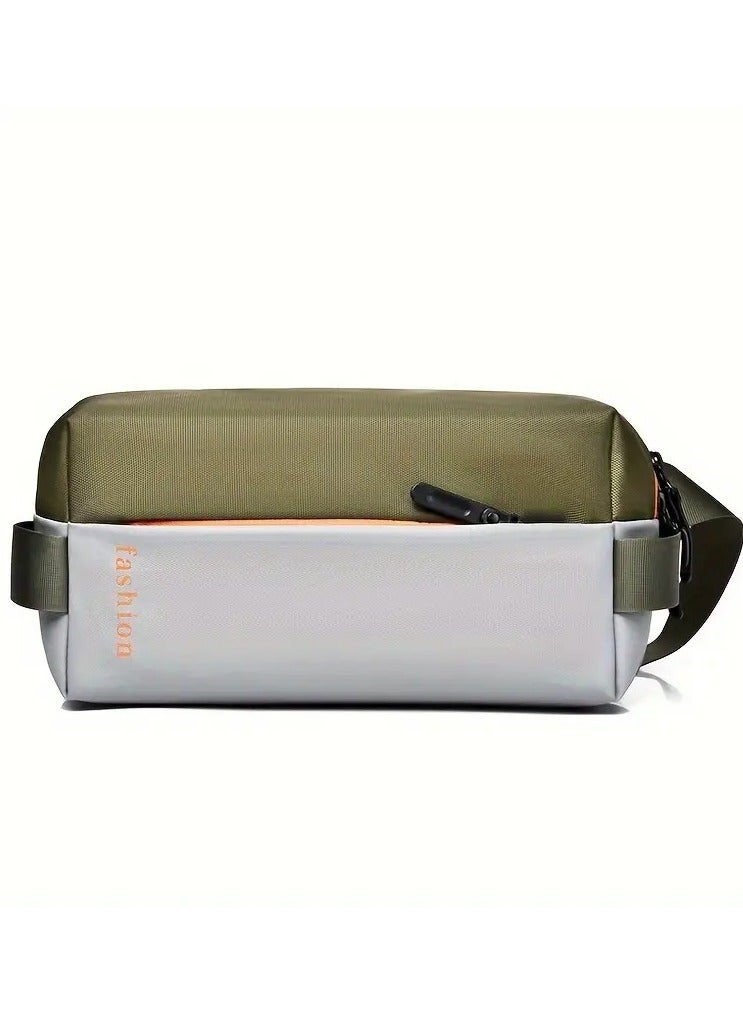 Generic Waterproof Men's Chest Bag Shoulder bags Crossbody Sling Backpack for Men USB Computer case  - Image 4