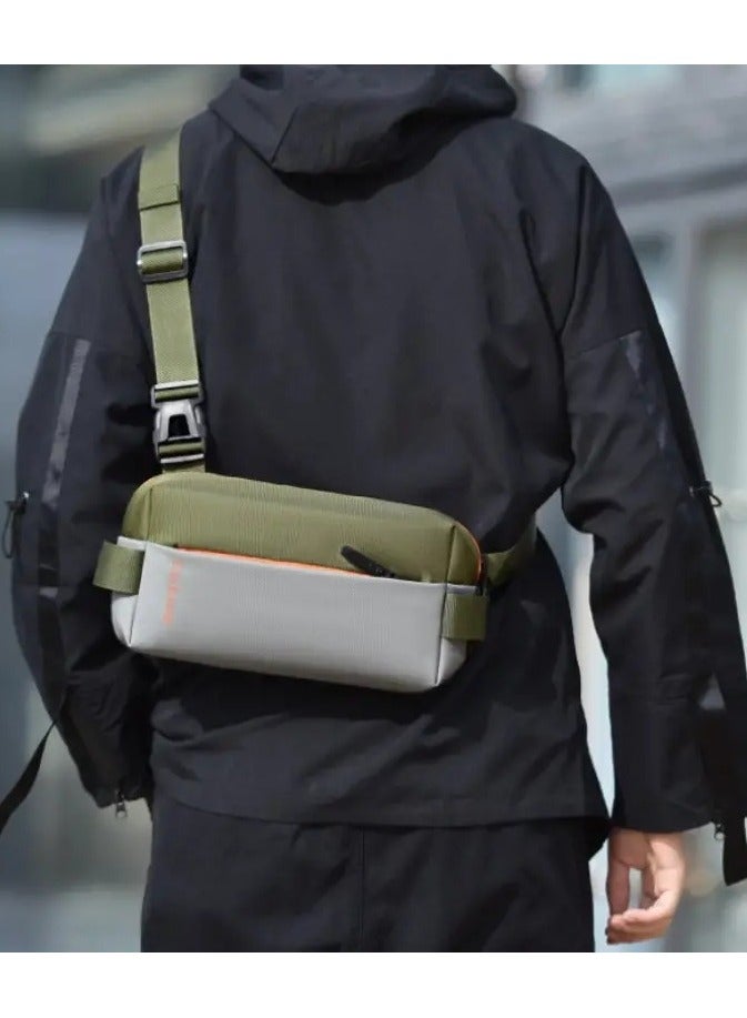 Generic Waterproof Men's Chest Bag Shoulder bags Crossbody Sling Backpack for Men USB Computer case  - Image 2
