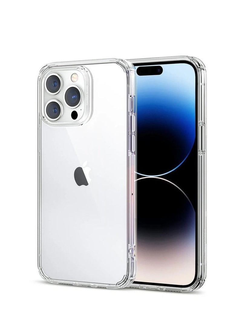 glassology iPhone 14 Pro Case 6.1 inch Anti Yellowing Back Hard Back Ultra Thin Case Anti Drop Shockproof Protection Clear Case for iPhone 14 Pro Cover  - Image 4