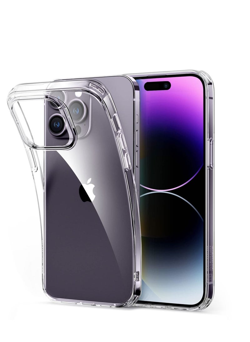 glassology iPhone 14 Pro Case 6.1 inch Anti Yellowing Back Hard Back Ultra Thin Case Anti Drop Shockproof Protection Clear Case for iPhone 14 Pro Cover  - Image 1
