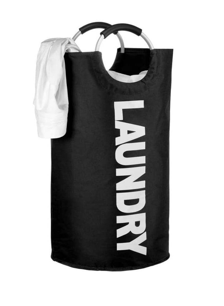 Large Capacity Collapsible Laundry Hamper(Black)  - Image 1