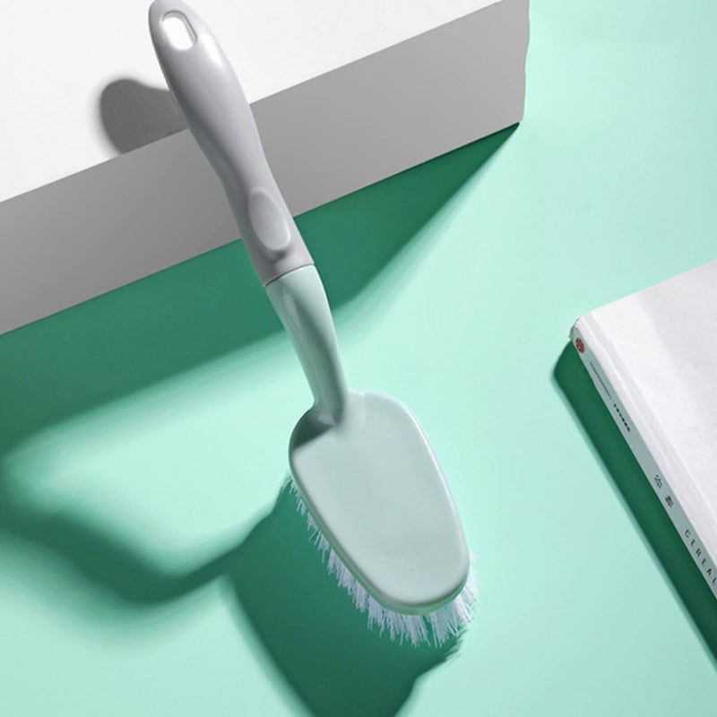 Long Handle Bathroom Floor Brush And Bathtub Scrub Brush Set 2Pcs Non Slip Grip Stiff Bristles For Tile Cleaning - Image 4