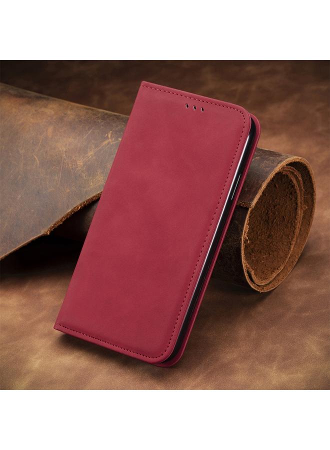 S-TOP Case For Samsung Galaxy A05s 4G Retro Skin Feel Magnetic Leather Phone Case - Image 2